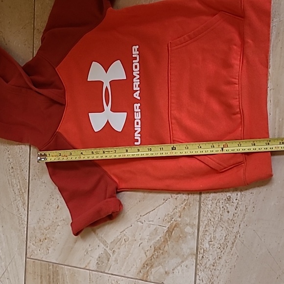 Under Armour kids short sleeve fleece hoodie sz 7-8 - Picture 11 of 13